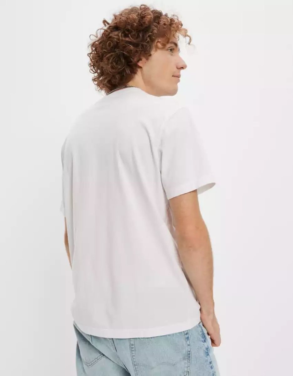 T Shirts American Eagle AE Super Soft Legend Blanche Homme | IAO-01382375